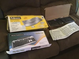 Two keyboards. Fellowes and Multi media keyboards - Picture 1 of 4