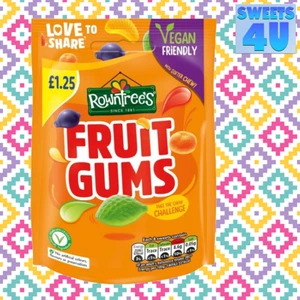 Rowntrees Fruit Gums Bag (120g) X 20 Bags TRACKED POSTAGE ONLY £21.29 - Picture 1 of 2