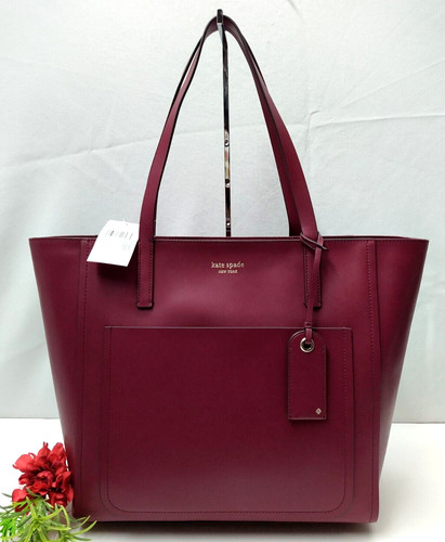 Kate Spade New York Lalena in pelle di mirtillo tascabile grande ote Nuovo con etichette $429