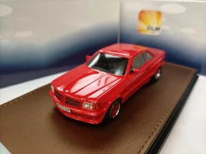 GLM 1/43 Mercedes Benz 560SEC AMG C126 6.0 1984 Red Resin car model - Picture 1 of 5