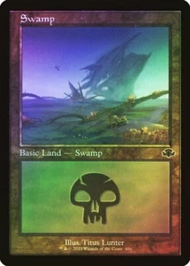 Swamp FOIL RETRO - 406 - Basic Land - Dominaria Remastered DMR MTG - Picture 1 of 1