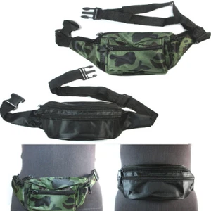 3 CAMOUFLAGE Waist Fanny Pack Belt Bag Pouch Travel Sport Hip Men Women Bum Bag - Picture 1 of 1