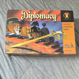 Avalon Hill DIPLOMACY - metal pieces - complete - Hasbro wargame - Picture 1 of 4