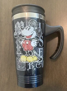 Disney Parks MM28 Mickey Mouse Sketch Insulated Coffee Mug With Handle - Picture 1 of 6