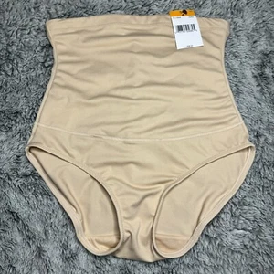 ¡NUEVO CON ETIQUETAS! Maidenform Mujer Control Firme Cintura Alta Modelador Calzoncillo Beige S $36 - Imagen 1 de 10