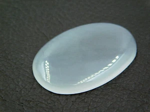 Oval Natural Rock Crystal Doublet Making Caps Frosted Flat Back Low Dome Tops - Picture 1 of 6