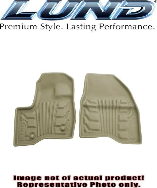 Alfombrilla personalizada Lund 283071-T Catch-It solo delantera 09-12 Dodge Ram camioneta bronceada Foto 1 de 1