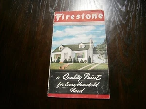 Folleto de pintura de calidad Firestone para cada hogar 1947 - Imagen 1 de 3