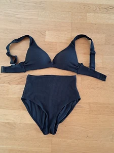 34 XS 36 S Bikini schwarz Set BH Bikinihose Damen Mädchen Bademode Schwimmen - Bild 1 von 5