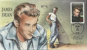 Bevil Handpainted 3082 James Dean Warner Burbank, CA - Picture 1 of 1
