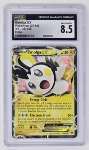 Tarjeta coleccionable Emolga EX (46/146) CGC 8.5 (2014) Pokemon Holo XY - Imagen 1 de 2