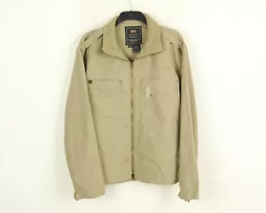 Alpha Industries Feld Herren XL Baumwolljacke Ungefüttert Mantel Surplus Bomber - Bild 1 von 4