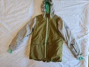 SPYDER GORE TEX Ski-Jacke Winterjacke Funktionsjacke Damen Gr. S olivgrün - grau - Bild 1 von 21
