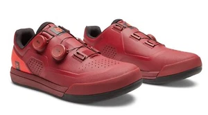 Fox Racing Union BOA Clip-In Mountain Bike Shoes Red - Picture 1 of 9
