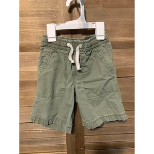 Children’s Place Green Shorts Boys Size 5 Chinos Elastic Cotton Preppy Y2K - Picture 1 of 4