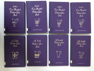 Two Hundred Pattern Glass Book 8 Vol. Set EAPG by Minnie Watson Kamm (1970, HC) - Image 1 of 4