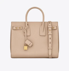 YSL Yves Saint Laurent Sac De Jour Dark Beige/Taupe Bag. NEW!! - Picture 1 of 19