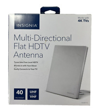 HDTV Antenna Insignia 4K  Multi-directional  NS-ANT715 White