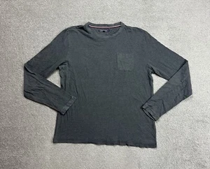 TOMMY HILFIGER Herren T-Shirt Langarm Gr. XL Regular Fit Logo Classic 26818 Blau - Bild 1 von 8