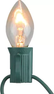 5Watt C7 Night Light Candelabra Bulbs Clear 24Count Lamps Lanterns String Lights - Picture 1 of 5
