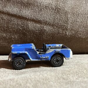 Matchbox Superfast Jeep No II Sleet-N-Snow Made in England 1976 Lesney
