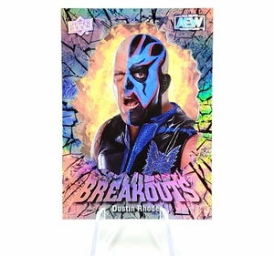 Dustin Rhodes 2022 Upper Deck AEW Breakouts Holo Clear Acetate Insert Wrestling - Bild 1 von 12