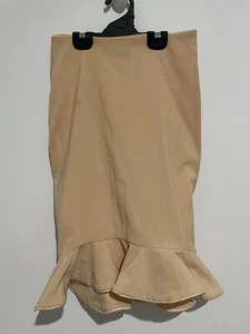 Bec & Bridge Womens Fishtail Ruffle Hem Midi Skirt Peach Light Orange Size 8 - Picture 1 of 6