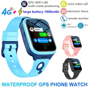 Kids Smart Watch GPS WIFI 4G Video Call SOS Waterproof Children Smartwatch 2024 - Picture 1 of 15