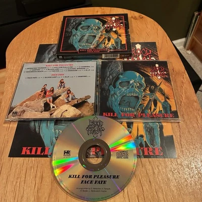 Blood Feast  Kill For Pleasure Face Fate CD 2021 reissue morbid saint bloodfeast - Image 1 of 4