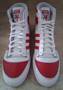 Adidas Top Ten Hombre RB Rojo y Blanco Talla 13 Sin Caja, Excelente FV4925 - Imagen 1 de 7