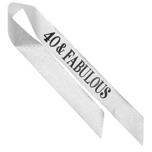 Happy Birthday Sash for Girls Female Party Decorations Accessories - Picture 1 of 12