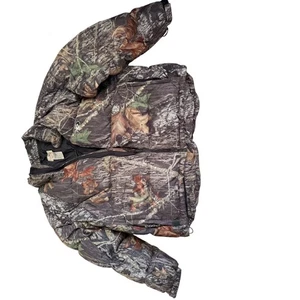 Mossy Oak Camouflage Puffer Jacket Mens 2XL XXL Hunting Outdoors - Picture 1 of 4