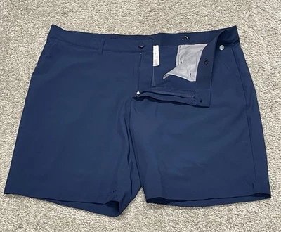 Pantalones Cortos de Golf Adidas Calce Clásico Rendimiento Elastizados Para Hombre Talla 40 Azul Marino 8" Foto 1 de 4