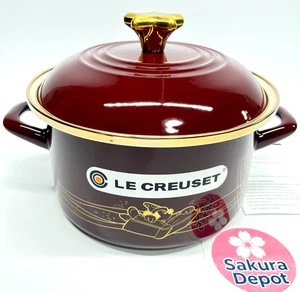 Le Creuset Disney Mickey Mouse Fantasia Garnet(Rhône) Casserole 20cm EOS JPN New - Picture 1 of 22