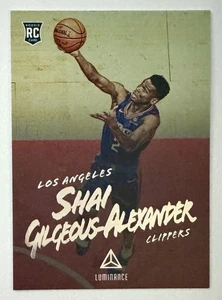 Shai Gilgeous-Alexander 2018-19 Chronicles Luminance #162 RC NBA MVP Thunder - Picture 1 of 2