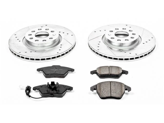 Kit de pastillas de freno delanteras y rotor para Audi A3 Quattro 2007 2008 MT641NR 2006-2013 Foto 1 de 1