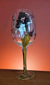 Bottoms Up 2010 "Wild Thing" Wine Glass Collection 15 oz - Picture 1 of 8