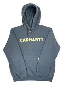 Carhartt Hoodie Herren Large Blau Loose Fit Pullover Sweatshirt - Bild 1 von 17
