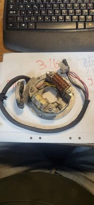 SUZUKI  DR 400 GN 400 1980-82 IGNITION PLATE ORIGINAL USED WOORKS - Imagem 1 de 3