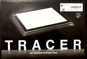 Tracer Light Box A4 Ultra Sottile Portatile LED USB Art Tracing Light Nuovo Scatola Aperta - Foto 1 di 2