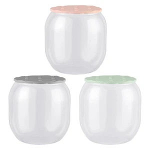 Round Storage Ottoman Footrest Multifunctional Clear Footstool 18L Storage Chest - Picture 1 of 21
