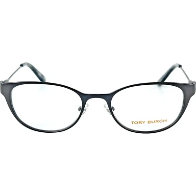 Tory Burch TY1050 Womens Metal Eyeglass Frame 3162 Satin Dark Gunmetal 51-19 - Изображение 1 из 4