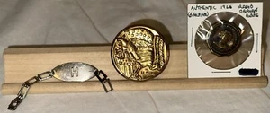 Vintage 1940 Radio Orphan Annie Official Decoder Pin Badge/Bracelet. 1936 Button - Picture 1 of 11