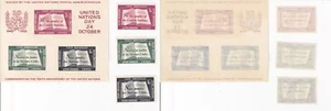 ODZ&ENDZ 1955  MNH  SCOTT #38 10TH ANNIVERSARY UN CHARTER SOUVENIR SHEET 240💃 - Picture 1 of 2