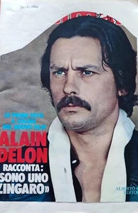 Clipping Ritagli Alain Delon Anni 60' 70' 80' Cinema Francese Vintage - Foto 1 di 8