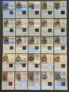 (25X) 2004 Leaf Certified Materials Mixed Player Freshman Fabric /1250 Rookie RC