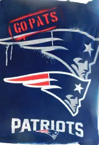 NEW ENGLAND PATRIOTS 60" X 80" NFL Throw Blanket - Picture 1 of 5