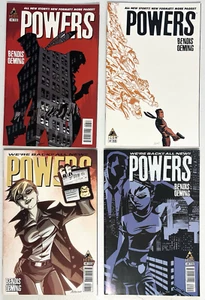 ICON Powers # 6 7 8 & 9 Lot of 4 Comic Book 2010 Bendis Oeming - Picture 1 of 2