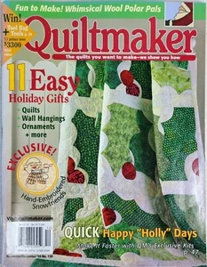 Quiltmaker Quilting Magazine November/December 2009 No. 130 | 10 Projects - Picture 1 of 12
