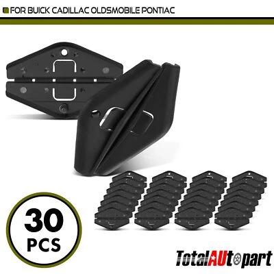 30Pcs Front Glass Door Window Guide Retainer Clips for Cadillac Buick Olds Nylon - Image 1 of 4
